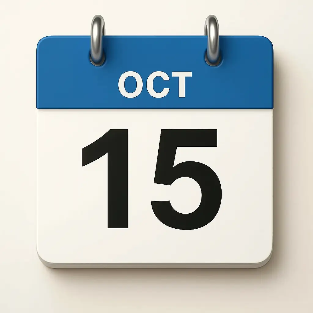 Mid Term Registration: Oct 15